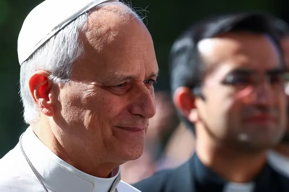 Papa Francisco antes de cirurgia para retirada de tumor do pulmão. — Foto: Guglielmo Mangiapane/Reuters